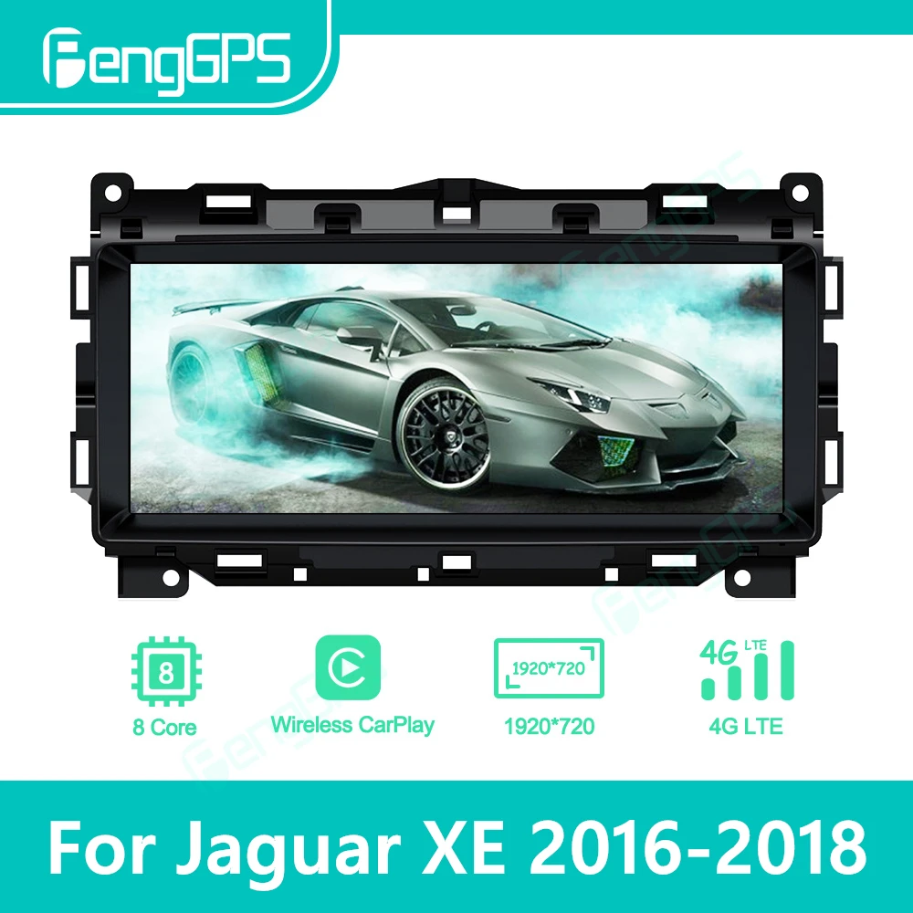 Автомобильный радиоприемник 128 ГБ для Jaguar XE 2016 2017 2018 Android Стерео Авторадио