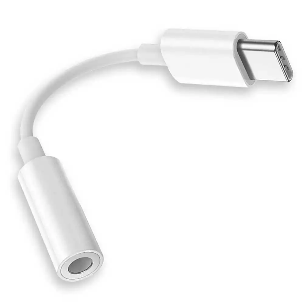 OcioDual USB-C type C до 3 5 мм аудио Aux кабель для подключения наушников адаптер Xiaomi белый |
