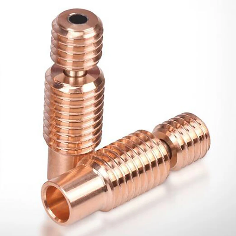 

2Pcs Bimetal Thermal Fracture Nozzle Throat for V6 HOTEND Heating Block Fracture 1.75MM