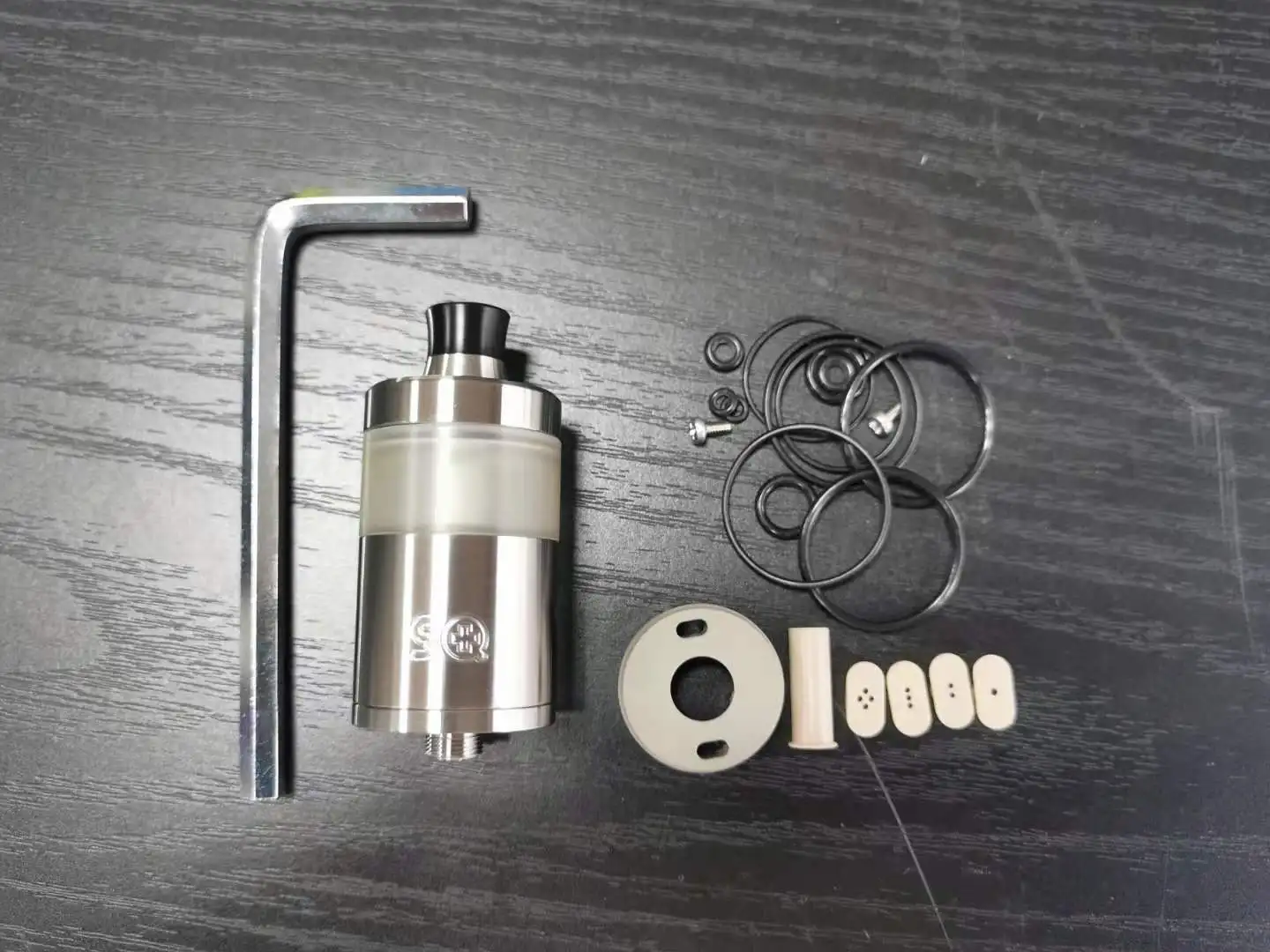 

YFTK SQuape A rise RTA 4ml 2ml 24MM MTL tank Rebuildable tank 3.5ml/5ml 510 drip tip Top fill atomizer