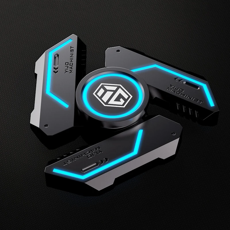 

The Machinist Fidget Spinner Multifunction Luminous Metal Alloy Mute Smooth Hand Spinner Fingertip Gyroscope Fidget Toys Gifts