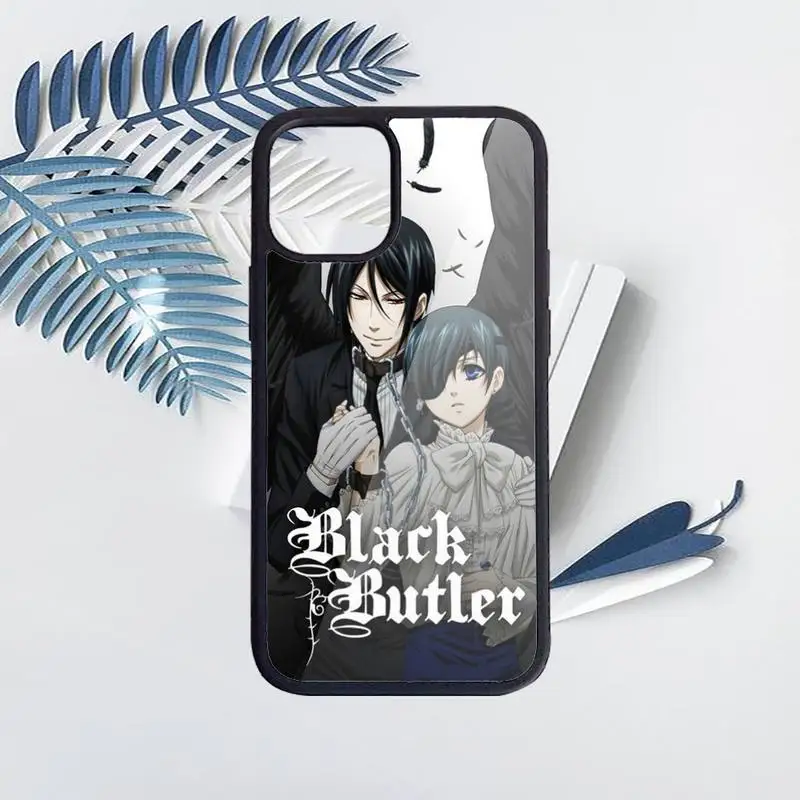 

Hot Black Butler Anime Phone Case for iPhone 11 12 pro XS MAX 8 7 6 6S Plus X 5S SE 2020 XR Hard PC