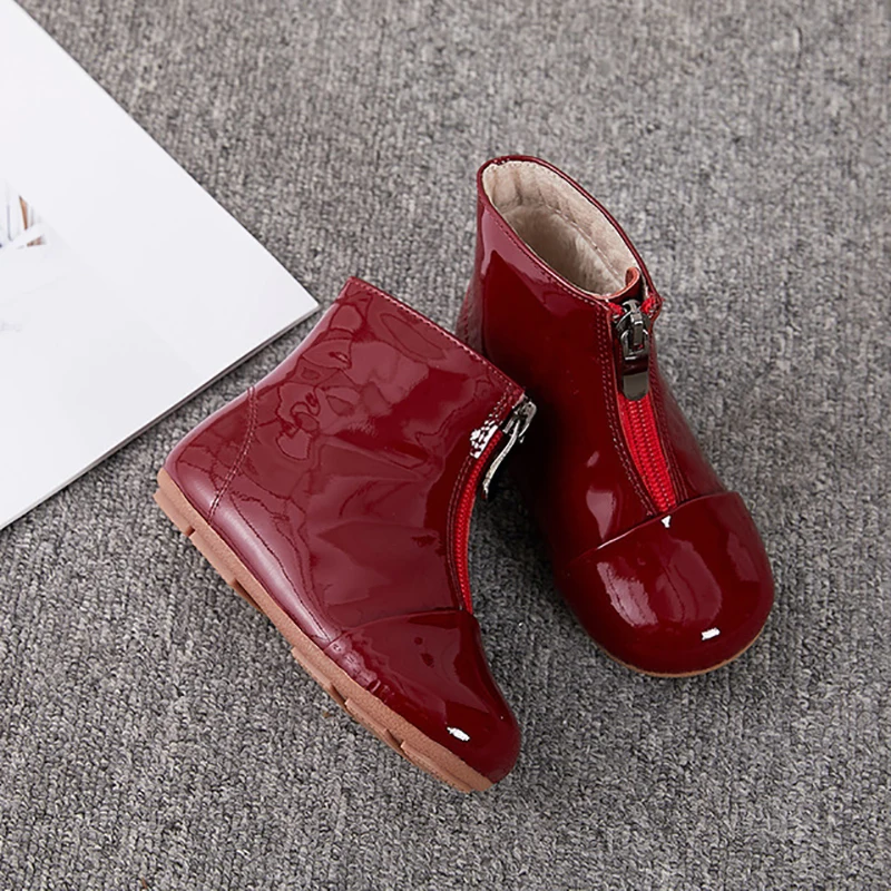 Теплые детские кожаные ботинки Dolakids из овечьей кожи новая зимняя обувь для