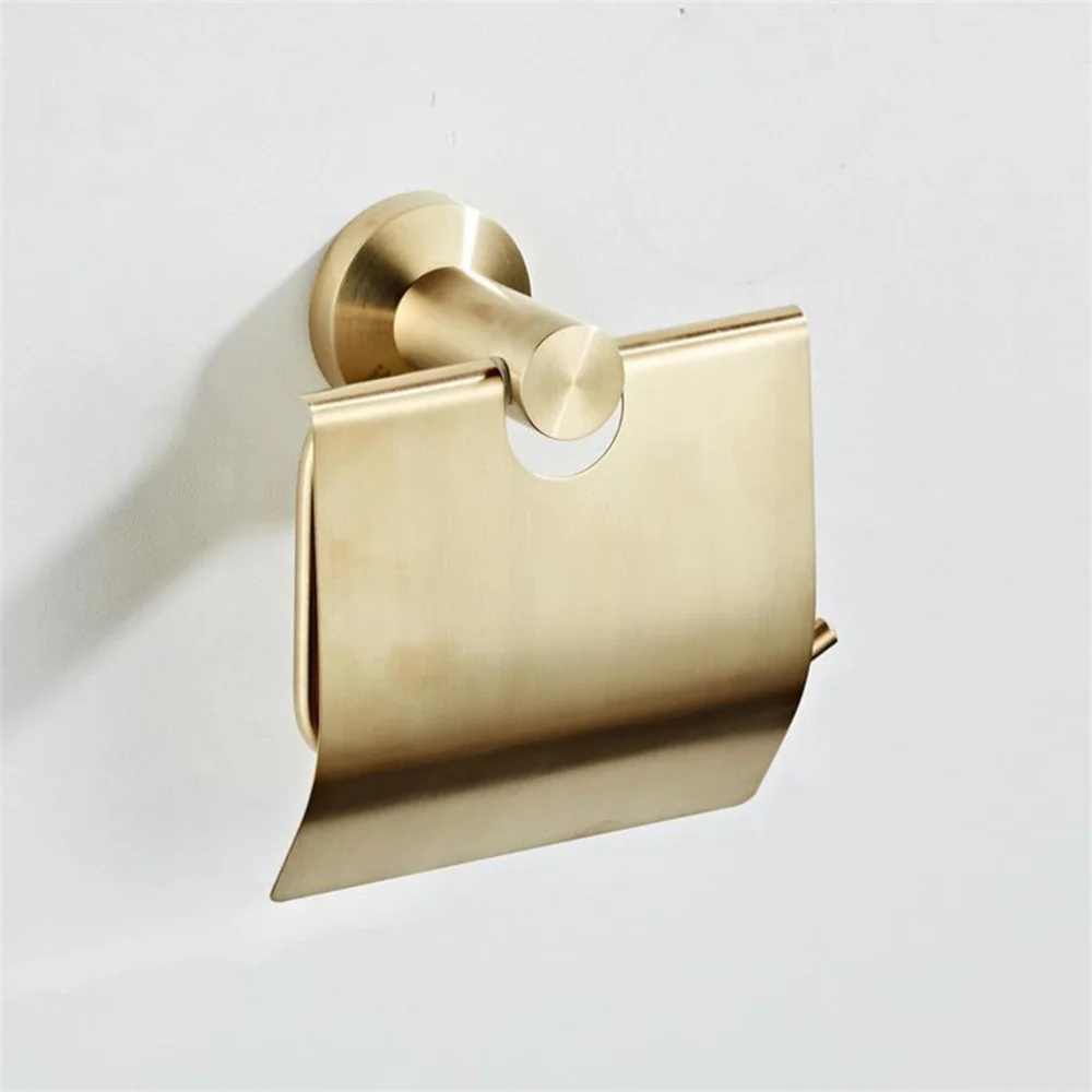 

1PC 304 Stainless Steel Holder Simple Roll Paper Rack Decorative Shelf Creative Roll Napkin Container
