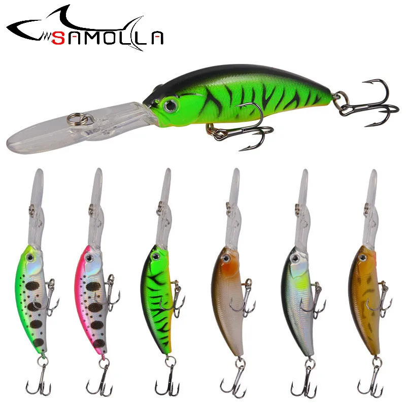 Minnow Fishing Lures 2019 Whopper Crankbait Weights 7g Topwater Lure Saltwater Lures Trolling Lure Isca Artificial Fake Fish