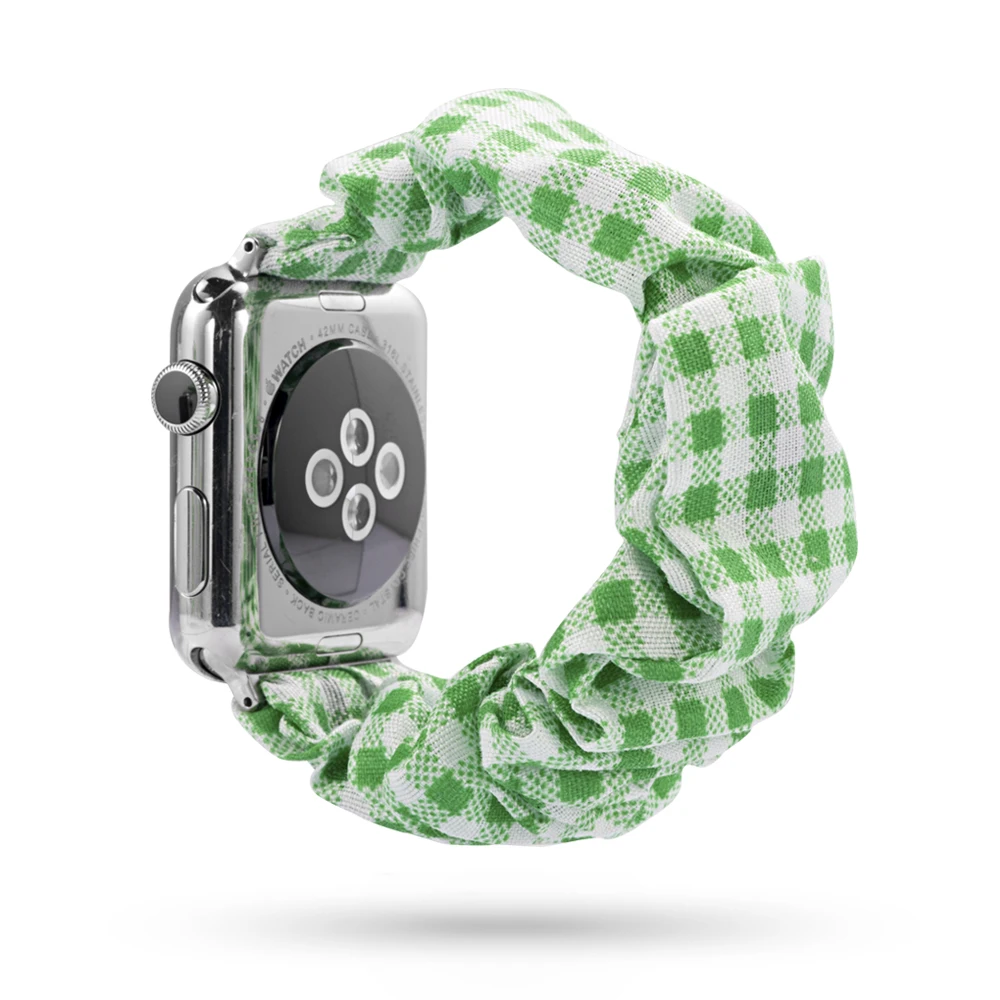 Новая мода резинка для волос эластичный ремешок для часов для Apple Watch 38 мм/40 мм 42 мм/44 мм Рождественский подарок браслет печатная ткань - Цвет ремешка: 12