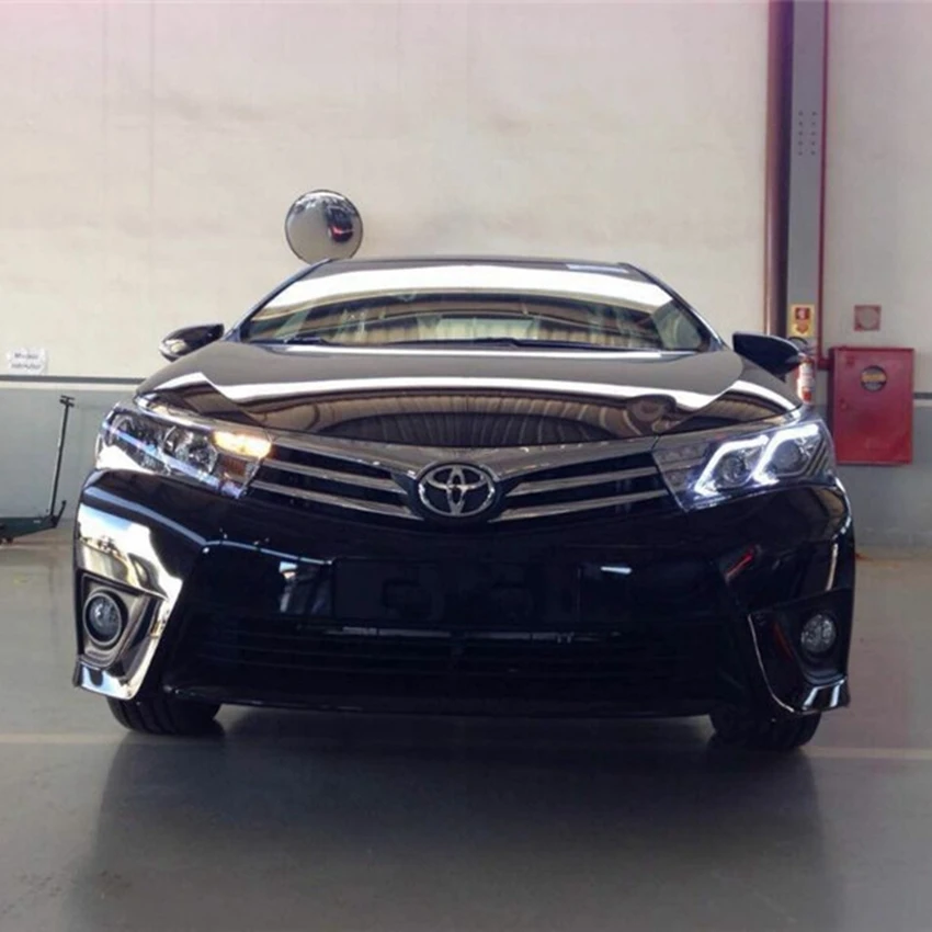 VLAND завод для автомобиля головной светильник Corolla светодиодный фонарь 2014 2019 с