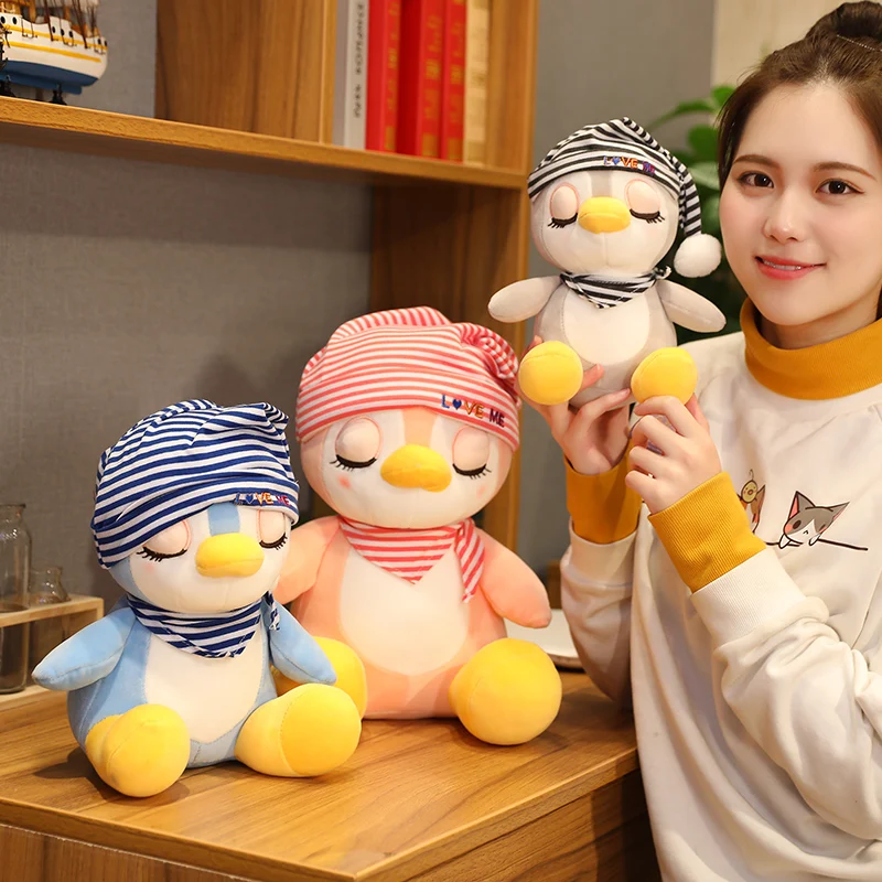 

1PCS 25/30 / 40cm Kawaii Penguin Plush Toy Soft Stuffed Animal Fashion Toy for Kids Baby Lovely Girls Christmas Birthday Gifts