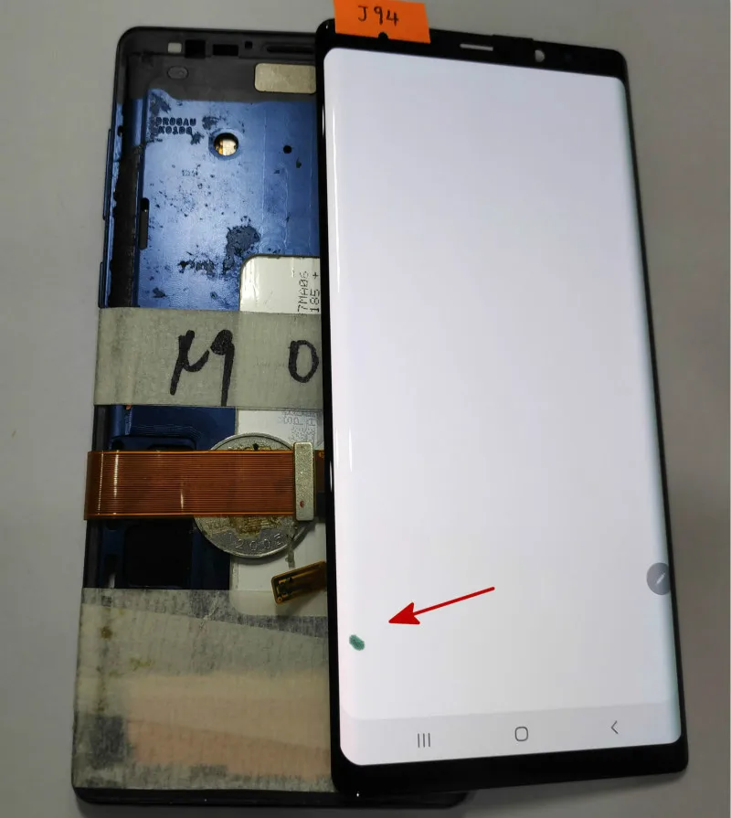 Для Samsung Galaxy Note 9 N960 N960F N960D N960DS дефект ЖК-дисплей Супер Amoled сенсорный экран