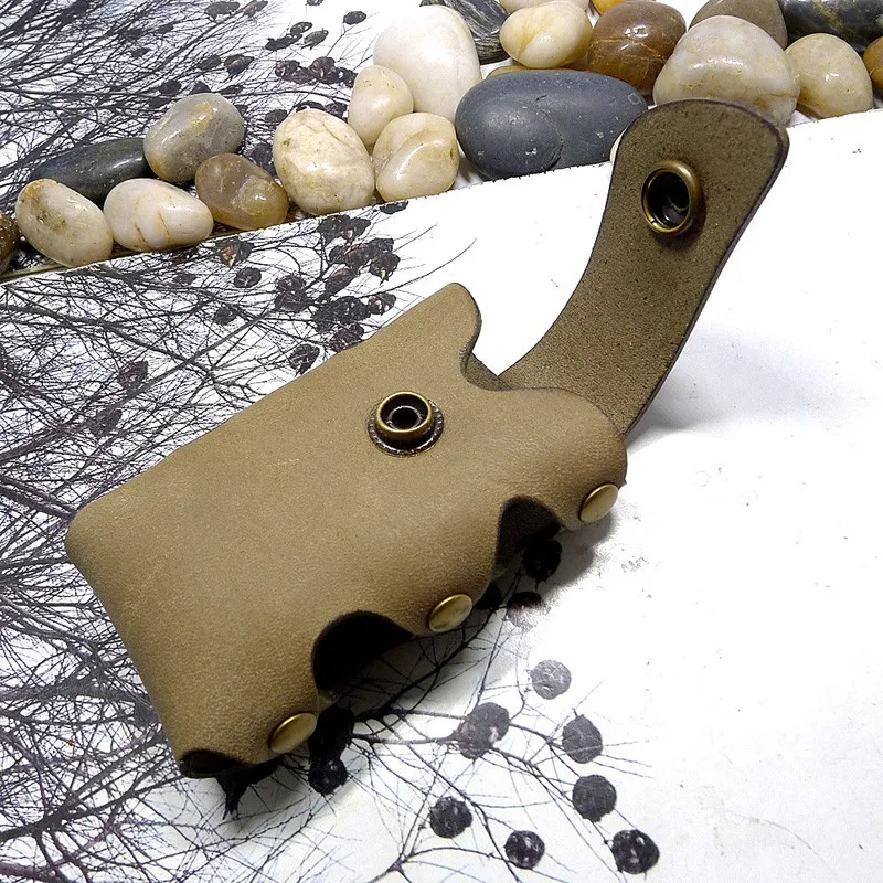 Blongk чехол для ключей с заклепками поясная сумка из натуральной кожи ручной