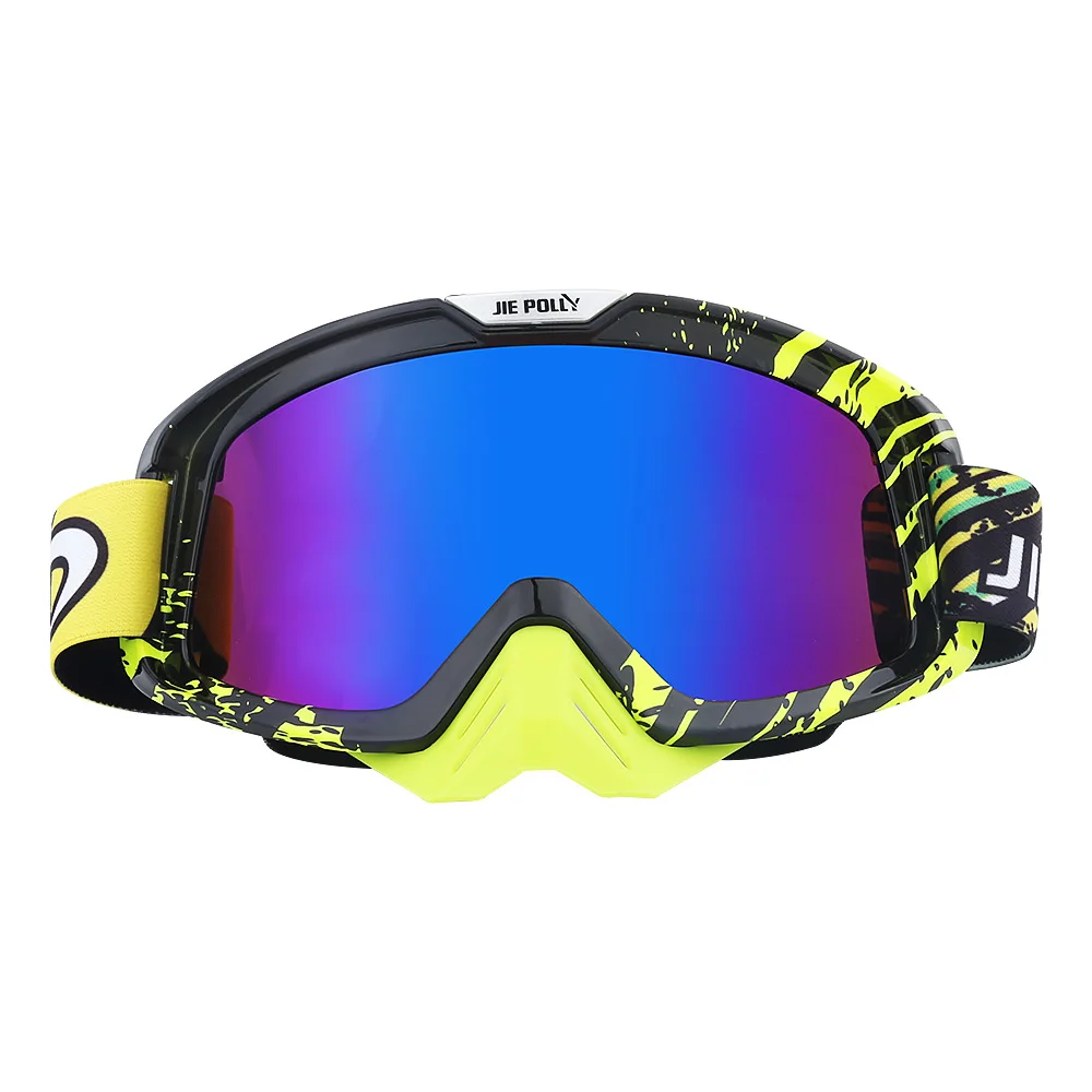 E Motocross Goggles Glasses Off-Road ATV Dirt Bike MX Downhill DH Goggles Ski Glasses Motorcycle Goggles Racing Eyewear - Цвет: E