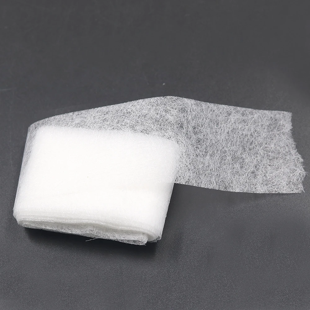 Белый 3 м * 38 мм железа на пеньковых лентах чудо паутина плавное склеивание