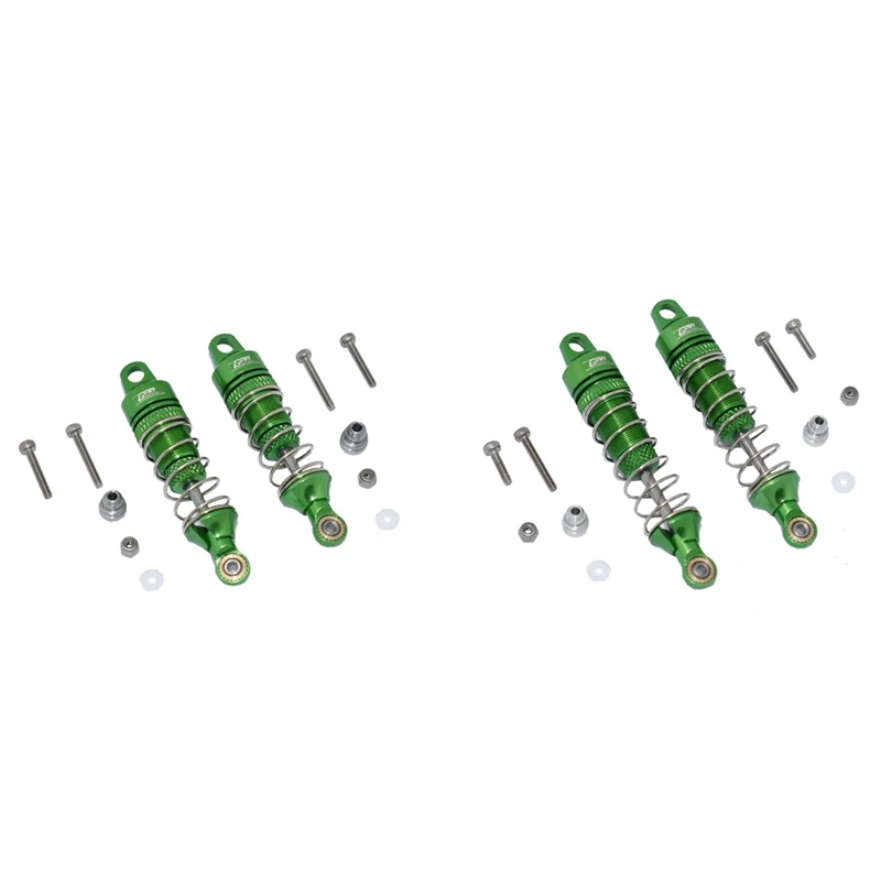 

2Set Metal Shock Absorbers Damper for LOSI 1/18 Mini-T 2.0 2WD Stadium Truck RC Car Upgrades Parts,Rear & Front