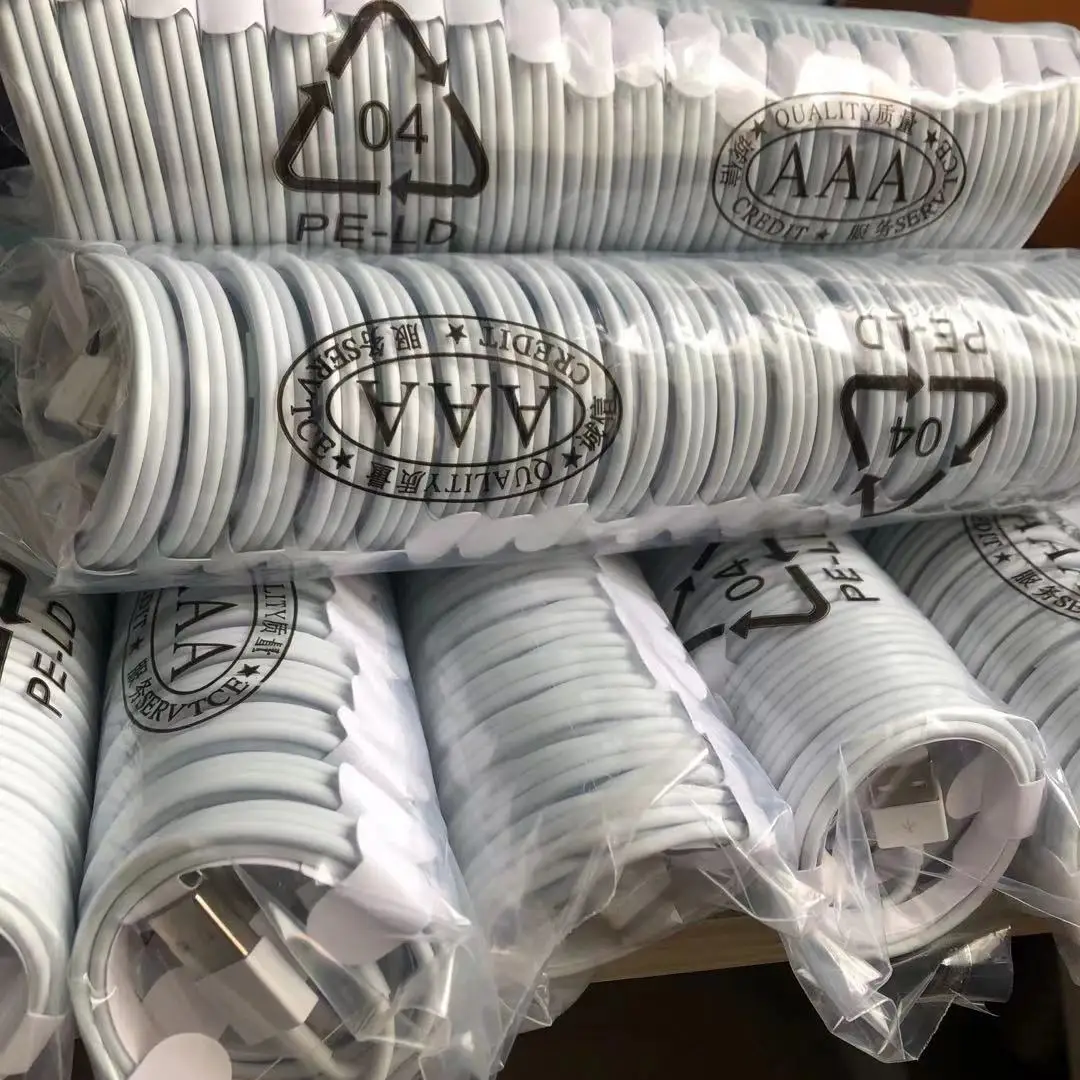 50pcslot1m usb cable for cable xs max xr x 8 7 6 plus 6s 5 charging cables mobile phone charger cord features 100 brand ne free global shipping