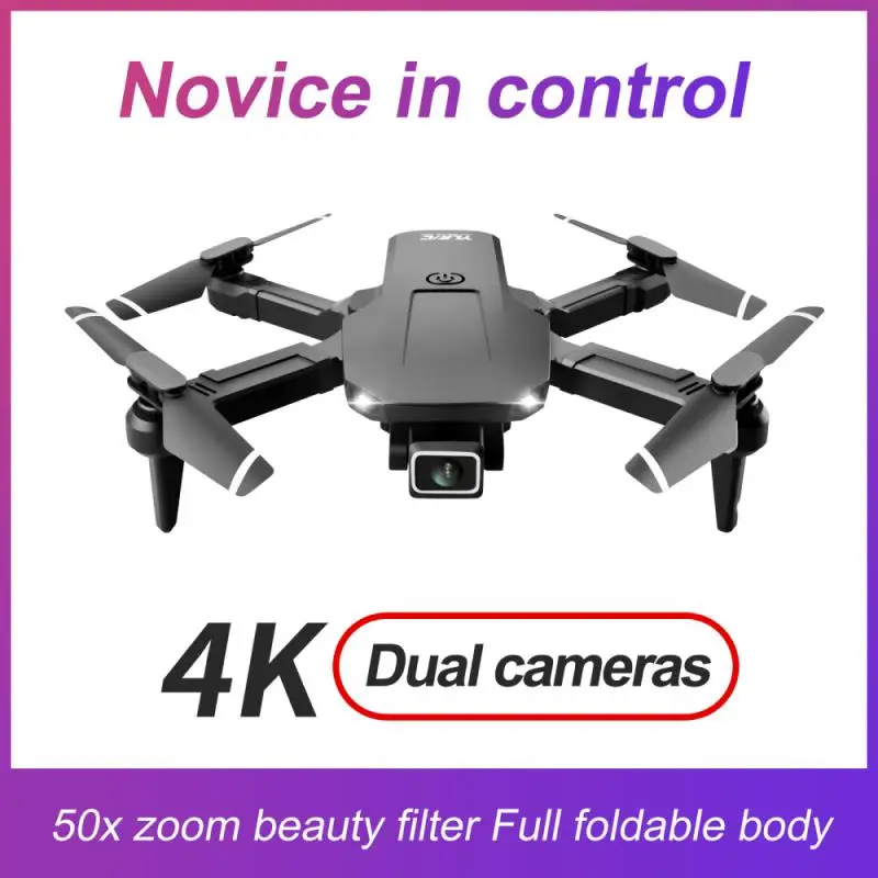 

2.4GHz RC Mini Drone UAV Quadcopter With Camera 4K HD WIFI FPV One-Key Return Remote Control Drone Helicopter Global Popular Toy