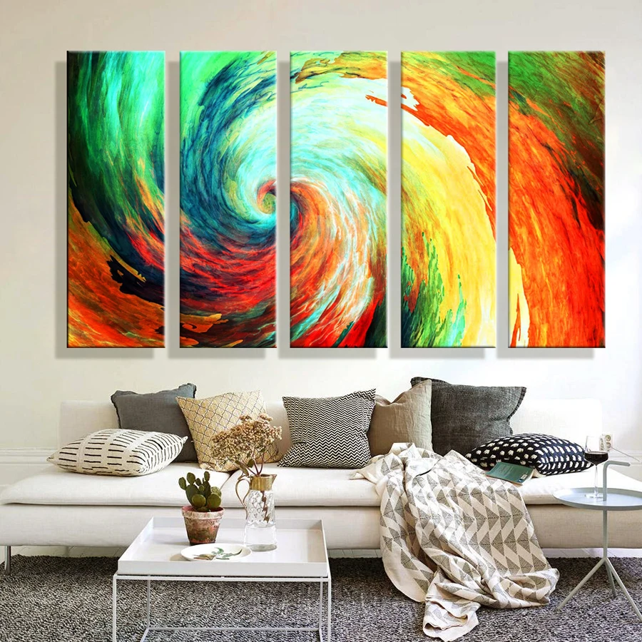 

Пейзаж, алмазная живопись, 5 шт., «сделай сам», полный квадрат, круглая вышивка, алмазная вышивка, абстрактный цвет, рапиды, волны, мозаика, наб...