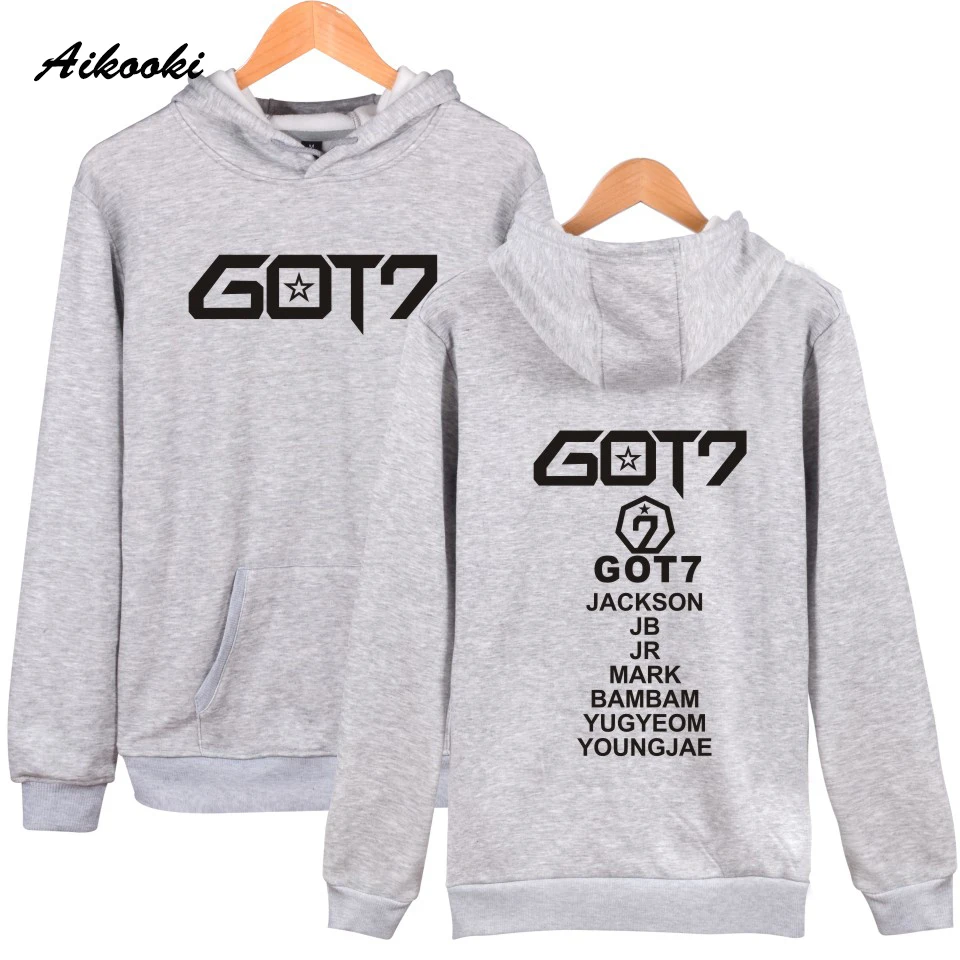 

Classic Harajuku Funny Kawaii GOT7 printed Hoodies Sweatshirts Men/Women Youthful Sweatshirt Adult/Child Funny Leisure Pullovers