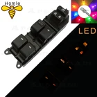 Переключатель на окно со светодиодной подсветкой для Toyota RAV4 Camry Corolla Auris Yaris Cruiser 84820-06130 84820-02190, левое вождение