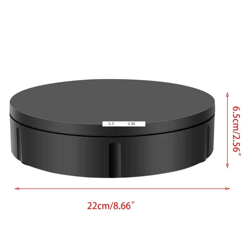 

Electric Turntable Display Stand 360 Degree Rotating Table Watch Jewelry Holder B36D