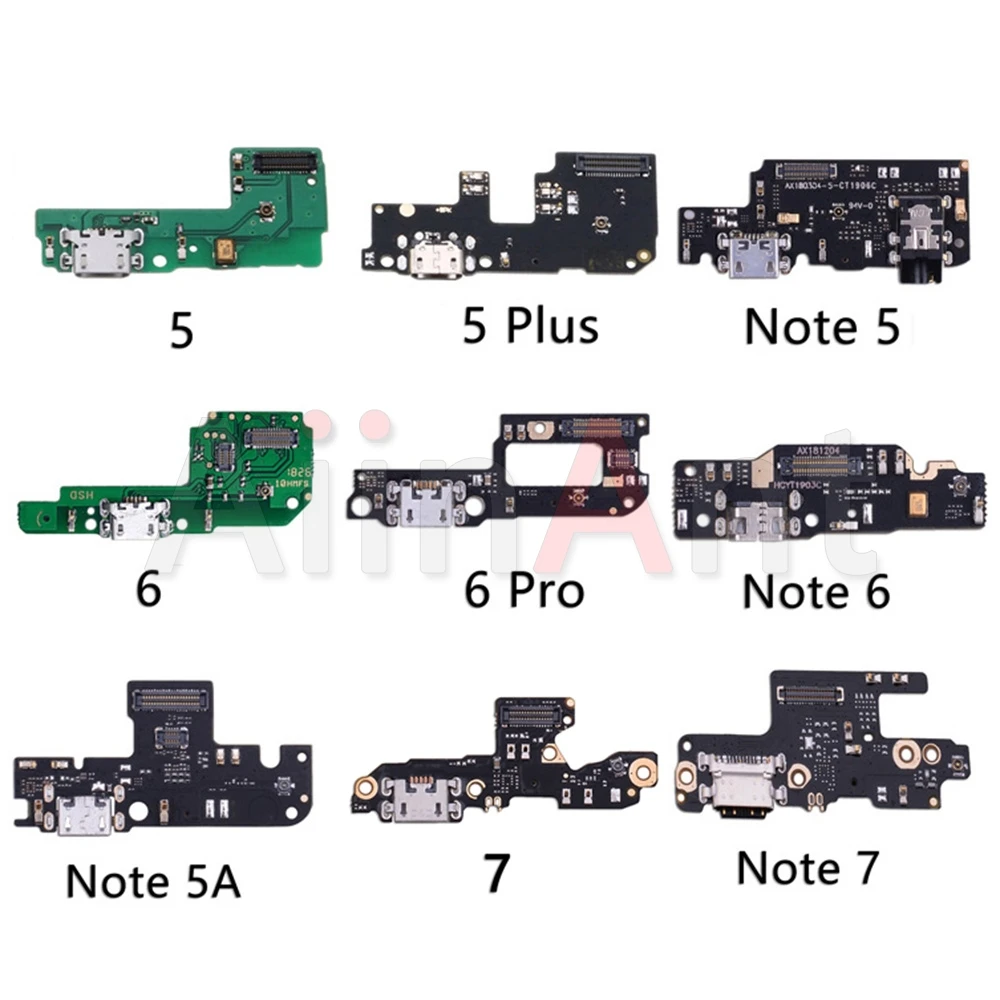 USB Дата зарядный порт зарядное устройство док-разъем гибкий кабель для Xiaomi mi Red mi Note 5 5A 6 7 Plus Pro Global Repair порты