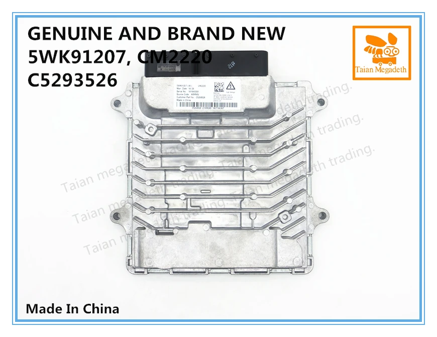 Оригинальный и новый блок управления дизельным двигателем ECM ECU 5WK91207 CM2220