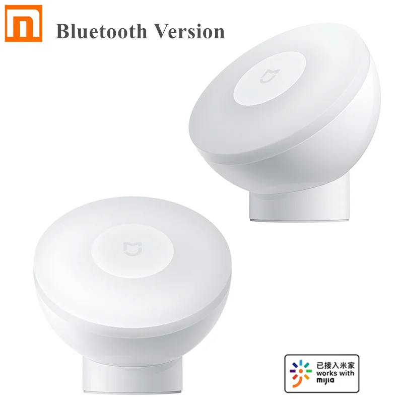 

Xiaomi Mijia Night Light 2 Bluetooth Version Adjustable Brightness Infrared Smart Motion Sensor With Magnetic Base For Mijia App