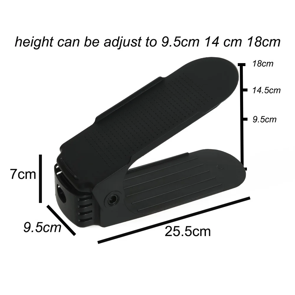 10 шт. прочный держатель для стойки регулируемый органайзер обуви подставка слот