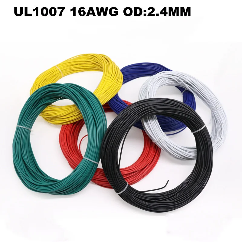 Электронная проволока Ul1007 16awg медная луженая диаметром 2 4 мм американский