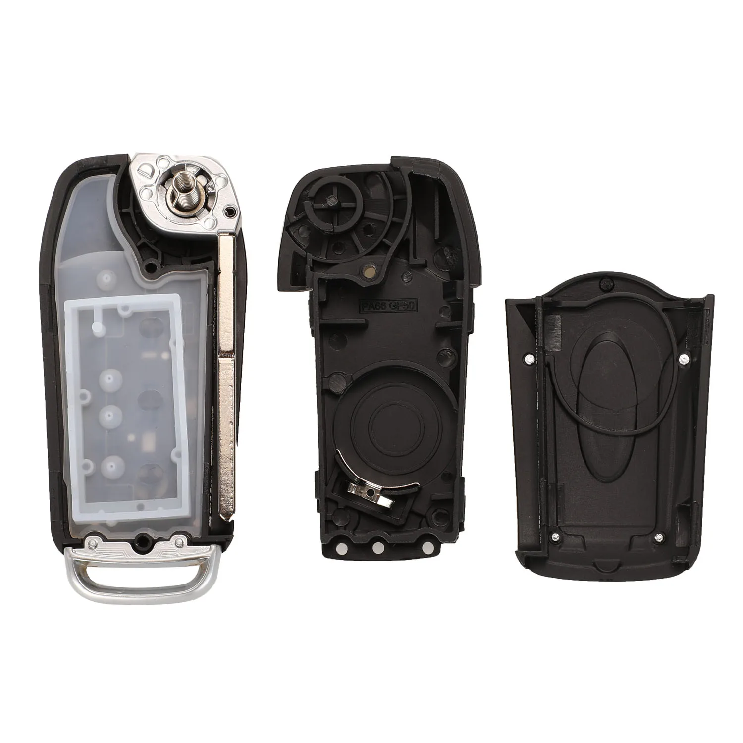 Bilchave 10 шт./лот модифицированный 3 кнопки флип пульт дистанционного управления