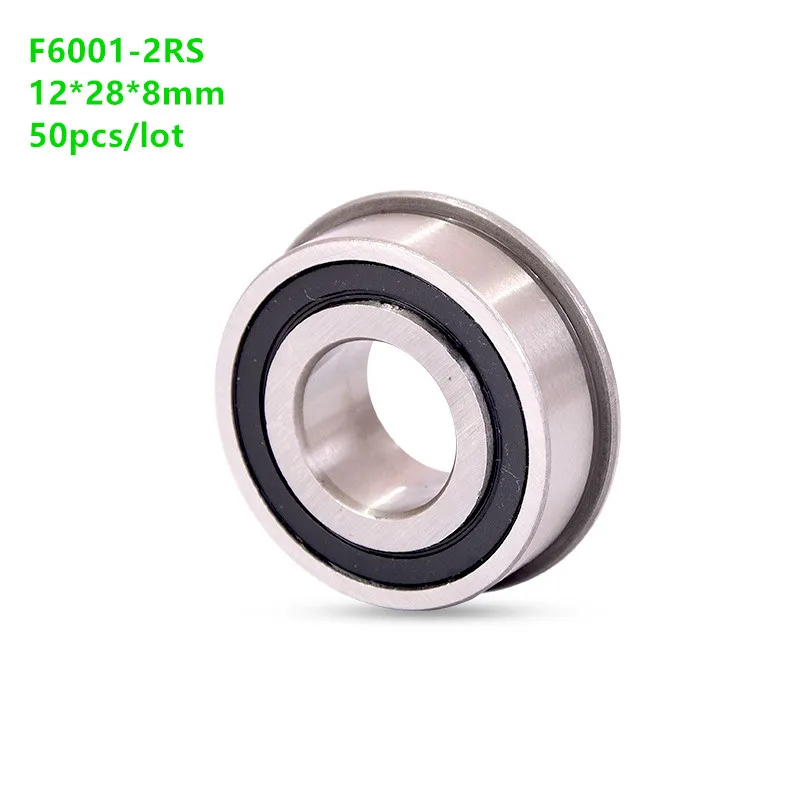 Фланцевый подшипник 50 шт./лот фланцевый фланцевые радиальные шарикоподшипники
