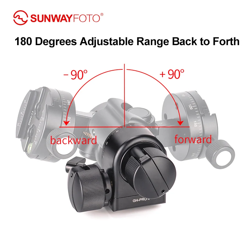 SUNWAYFOTO GH PRO II для камеры Sony Nikon Canon DSLR панорамная головка Arca Swiss штатива