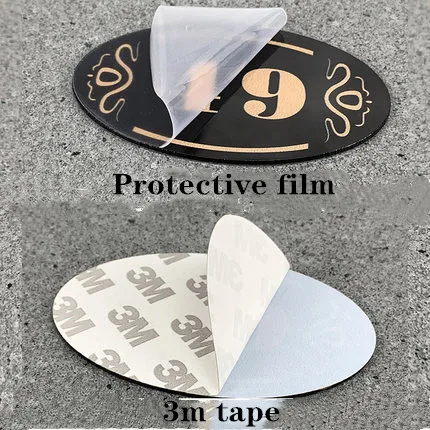 10 шт./компл. табличка с номером для ресторана наклейка шкафа Интернет-кафе