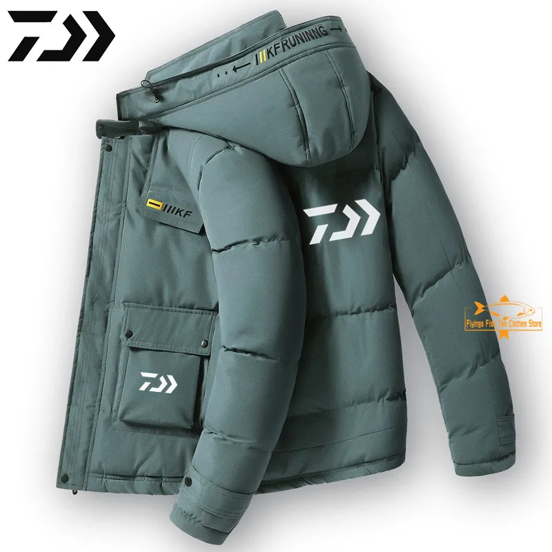 

Костюм для рыбалки зимняя рыболовная Куртка утепленная хлопковая одежда для рыбалки термальная уличная рыболовная рубашка Мужское пальто ...