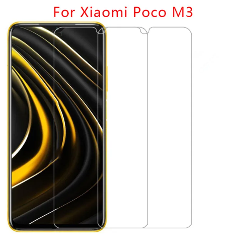 

3pieces Safety Tempered Glass for xiomi Poco M3 pocom3 3 m Phone Screen Protector Glass on ksiomi xaomi Poco M 3 Protective Film