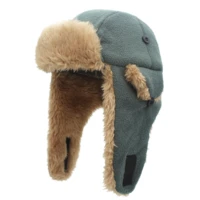 connectyle toddler boys kids fleece trapper sherpa lined windproof winter russian hat with large flaps warm ski hat