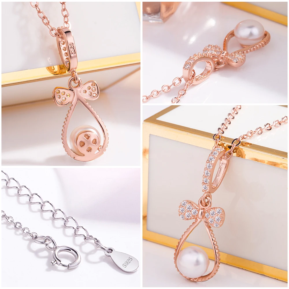 Женская обувь в богемном стиле 925 Серебряное ожерелье туфли жемчужного цвета