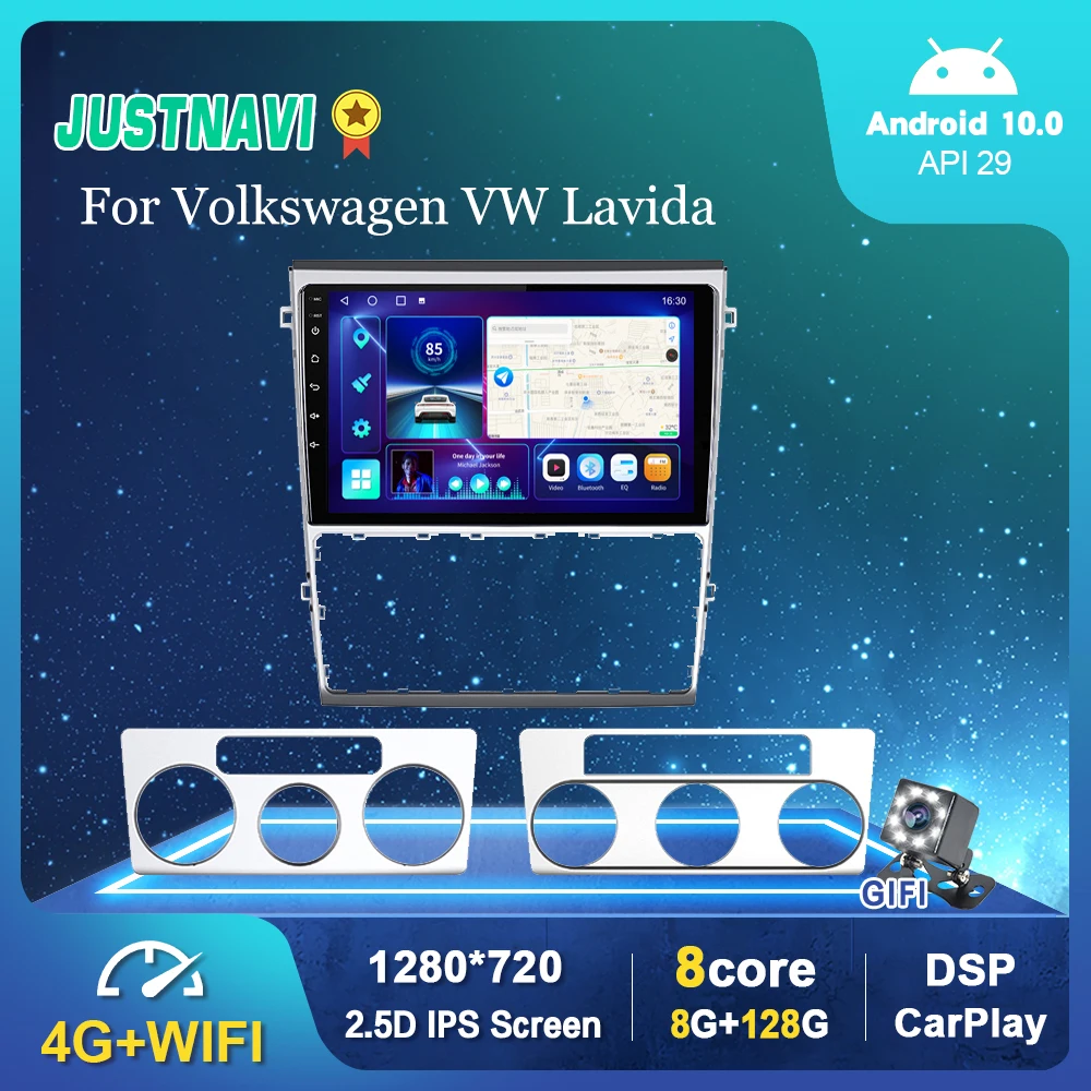 2 din Android автомобильный мультимедийный плеер для Volkswagen VW Lavida LiisLee 2008 - 2012 навигация