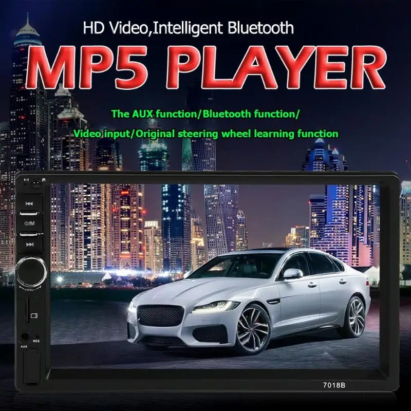 VODOOL SWM мотор T7018B 7 дюймов Экран Bluetooth стерео MP5 плеер USB FM радио головное устройство
