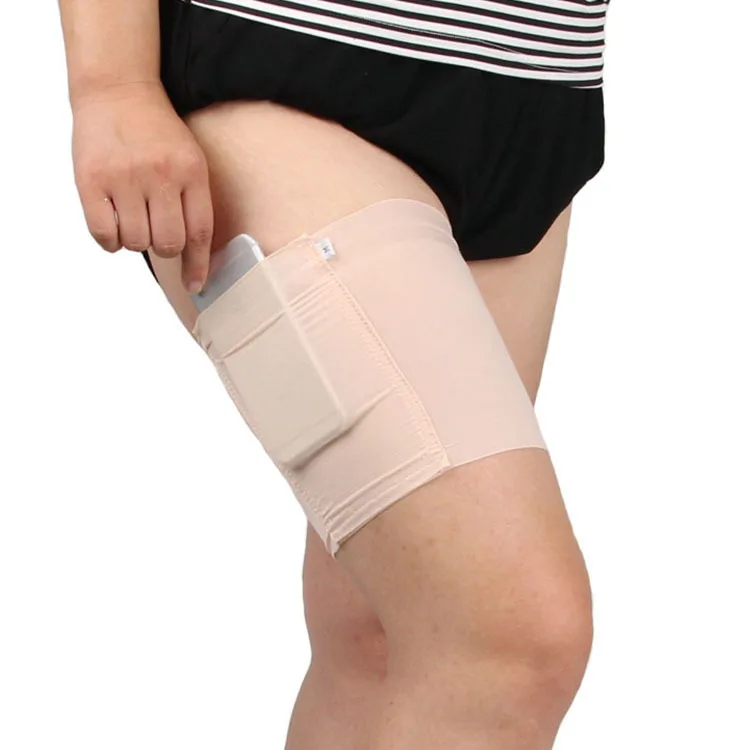 

1pcs Women's popular anti slip thigh belt anti friction breathable invisible leg cover women's card bag mobile phone bag socks
