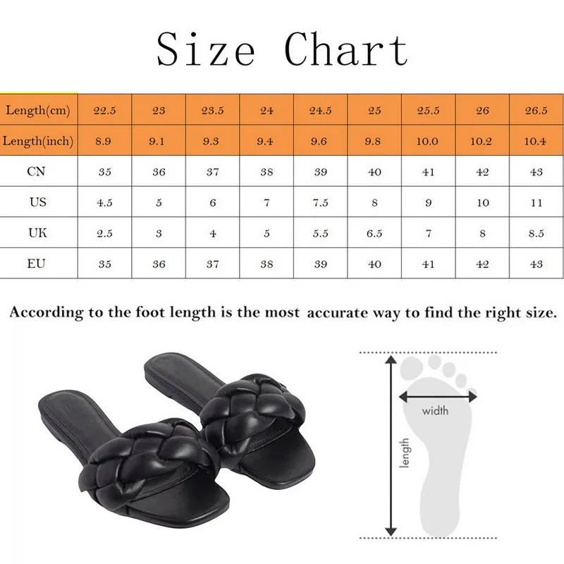 

Summer Sandals New 2021 Flat Bottom Fashion Women Slides Big Size 36-41 Slip on Sandals Woman Outside Beach Flat Designer Shoes