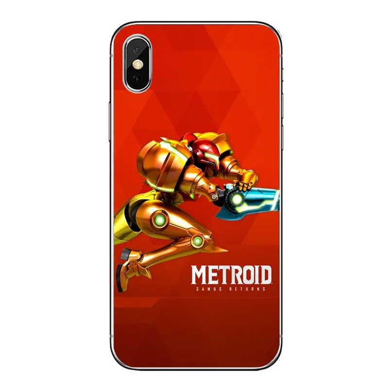 For Samsung Galaxy A5 A6 A7 A8 A9 J4 J5 J7 J8 2017 2018 Plus Prime Transparent Soft Cases Covers metroid wallpaper HD |