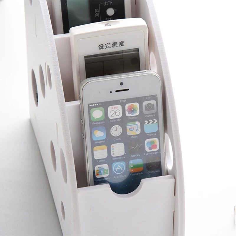 Diy стол для хранения пульта дистанционного управления держатель Коробки ТВ Dvd