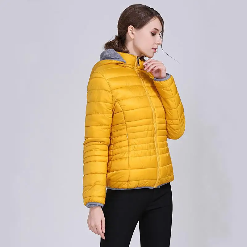 Повседневные женские куртки с капюшоном Осень-зима 2019 теплые пальто для девушек