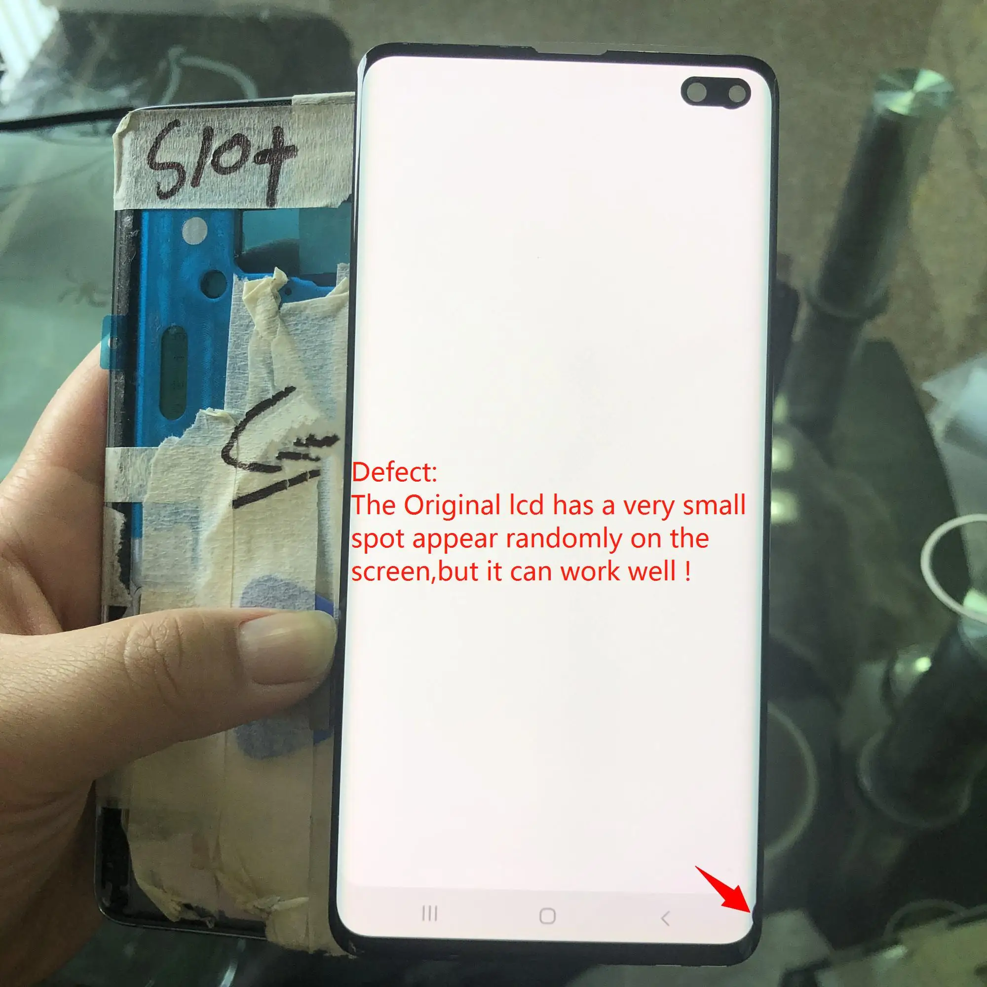 Для Samsung Galaxy S10Plus сенсорный ЖК экран S10 + Plus G9750 G975F AMOLED дисплей Оцифровка сборка