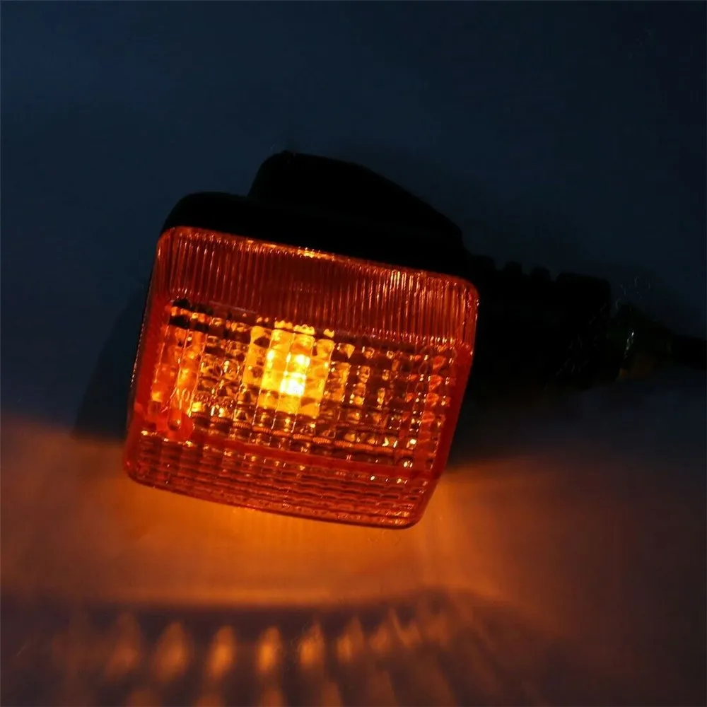

Motorcycle Black Shell Yellow Turn Signal Light Indicator Lamp for CBT125 FB