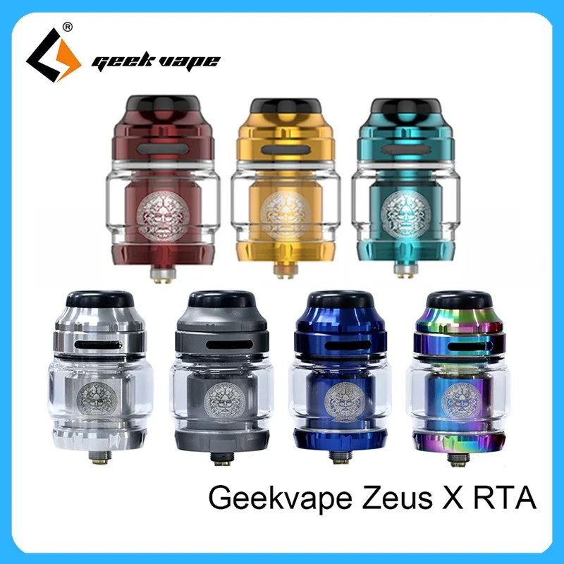 Бак для вейпа Geekvape Zeus X RTA емкостью 4 5 мл с дрип-типом 810 Delrin электронная сигарета