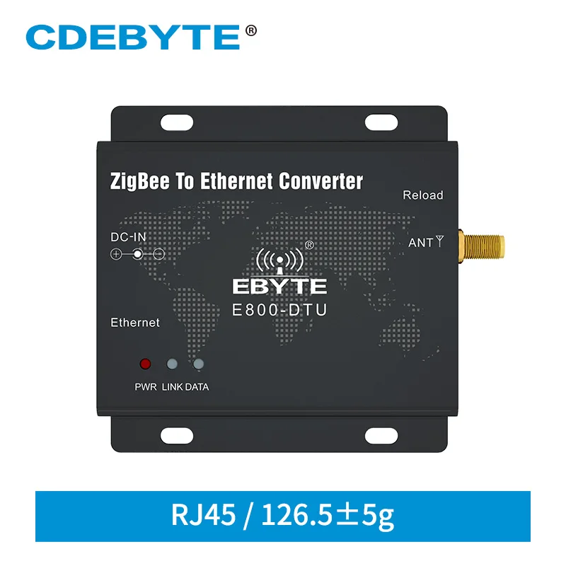 Ethernet 2 4 ГГц CC2530 ZigBee модуль E800 DTU Z2530 ETH 27 27dBm 500 МВт RJ45 порты TCP UDP специальная сеть