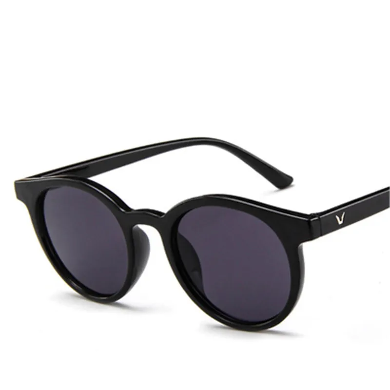 New Retro Small Round Frame Sunglasses Trend Milk Tea color UV protection Eye Glasses Sexy Woman Fashion 2020 | Аксессуары для