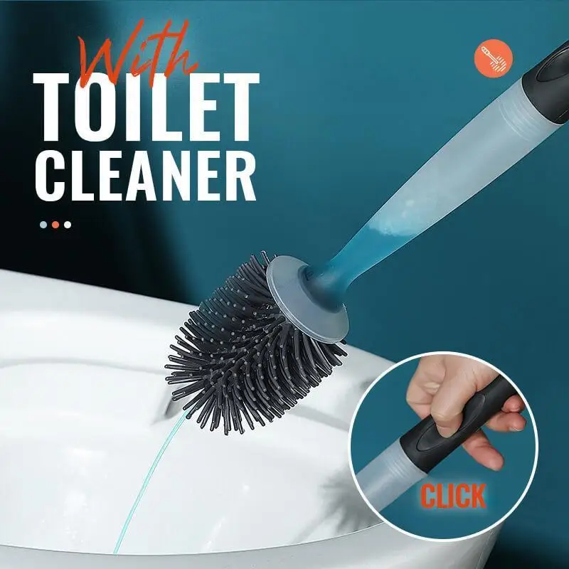 

Щетка для унитаза с диспенсером для очистки унитаза, Легкая очистка мертвых углов, аксессуары для очистки ванной комнаты, новый дизайн