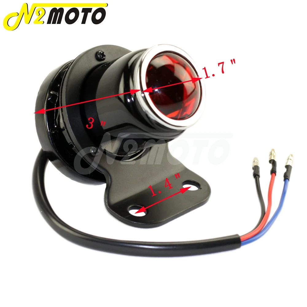 Lucas ретро мотоциклы светодиодный Реплика задний светильник стоп сигнал лампа для